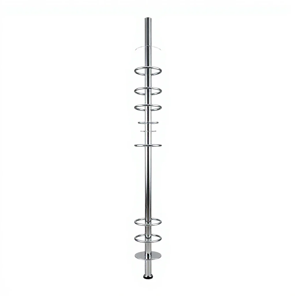 Hop pole isolated on a white background