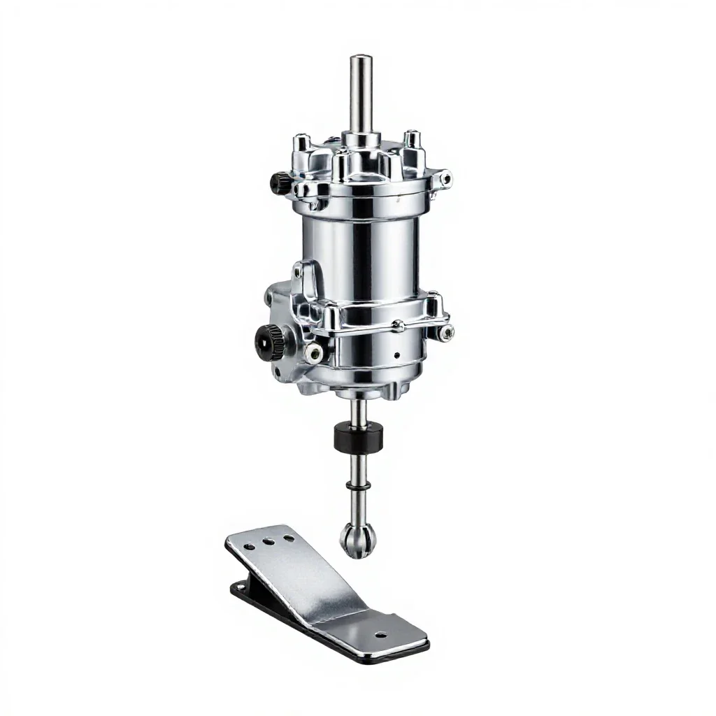 Hydraulic brake isolated on a white background