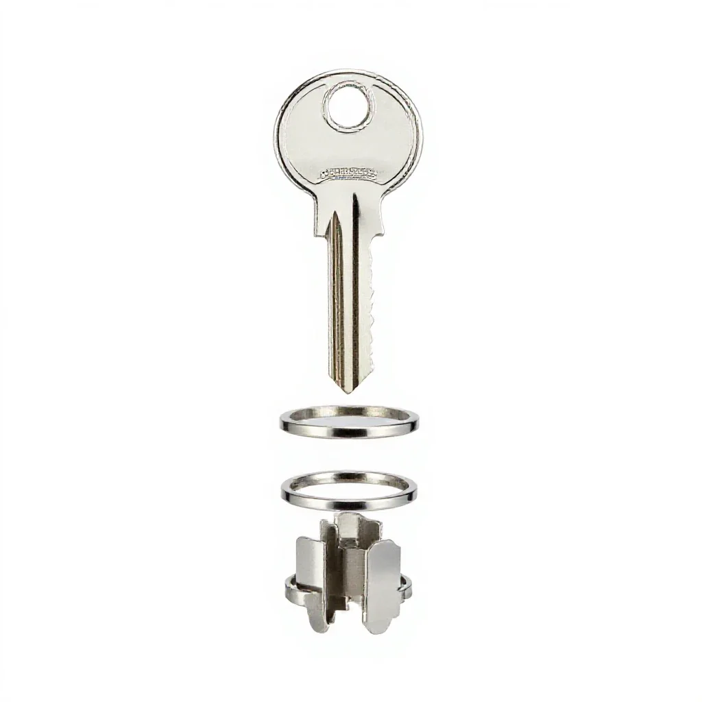 Key isolated on a white background