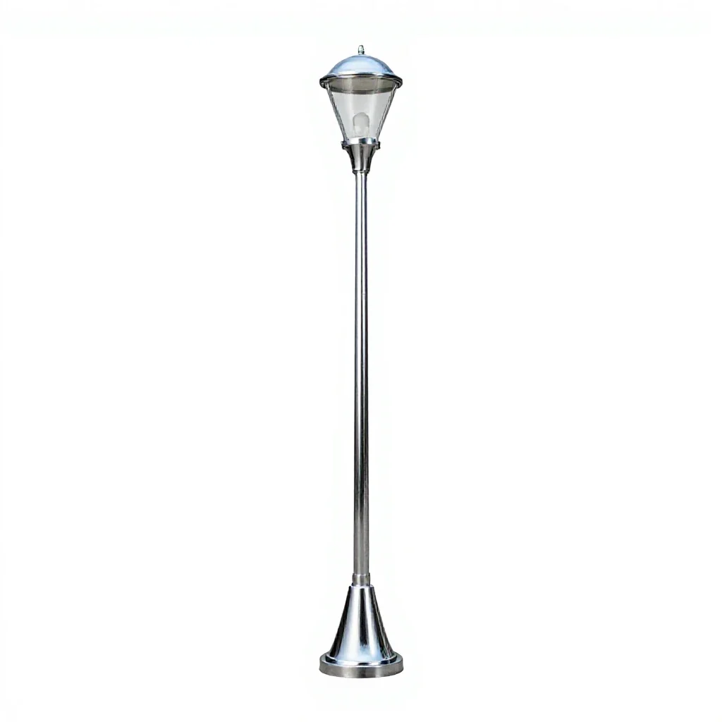Lamppost isolated on a white background