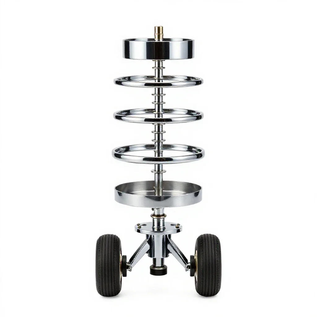 Landing gear isolated on a white background
