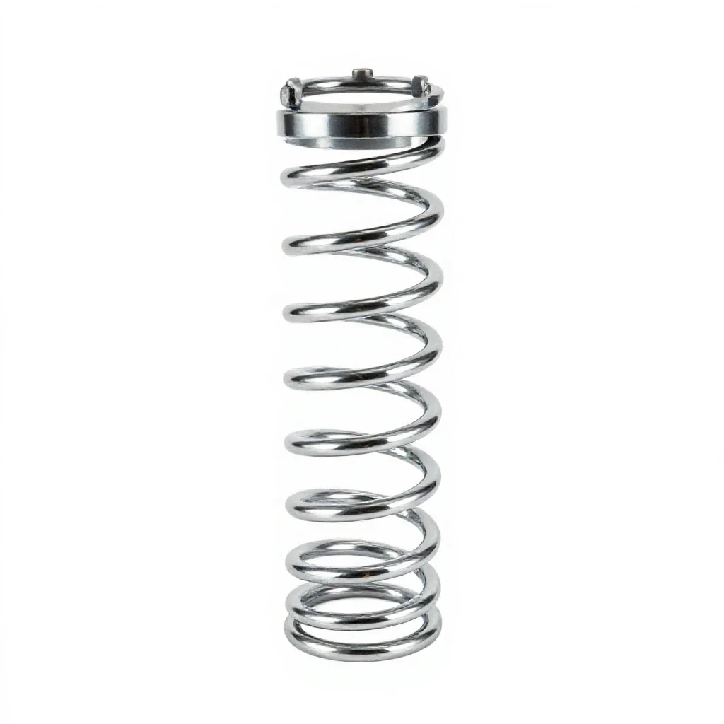 Leaf spring isolated on a white background