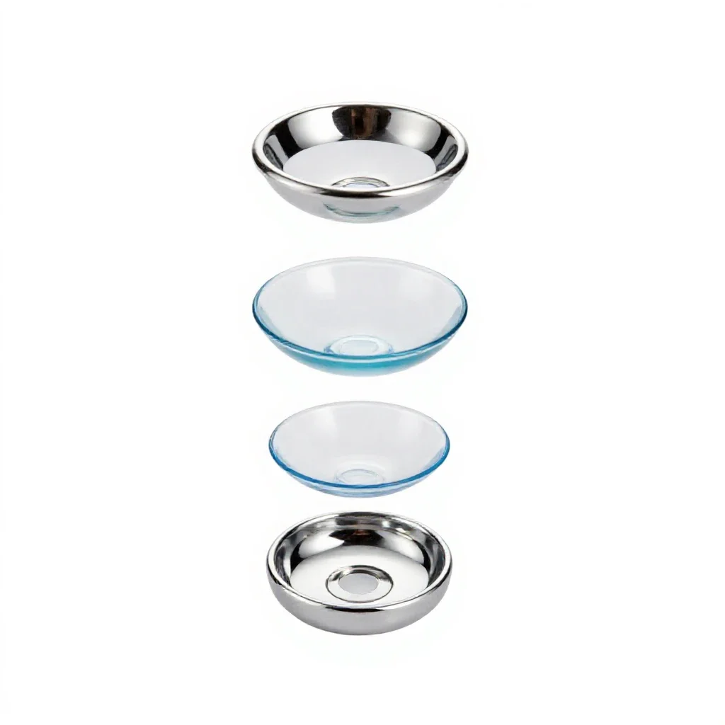 Lens implant isolated on a white background