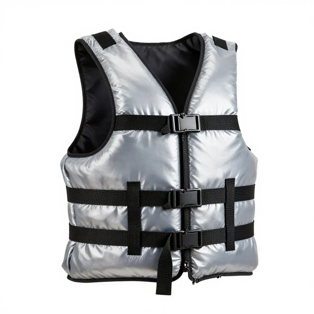 Life jacket isolated on a white background