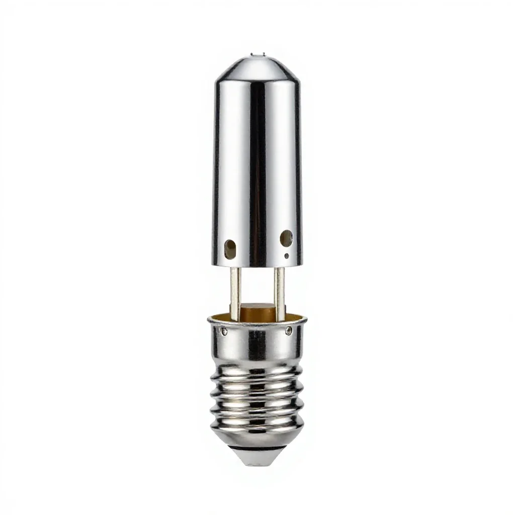 Light-emitting diode isolated on a white background