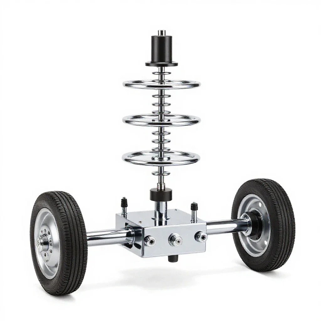 Live axle isolated on a white background