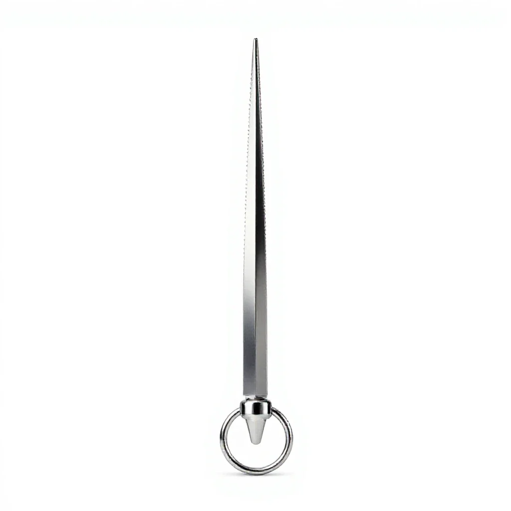 Magnetic needle isolated on a white background