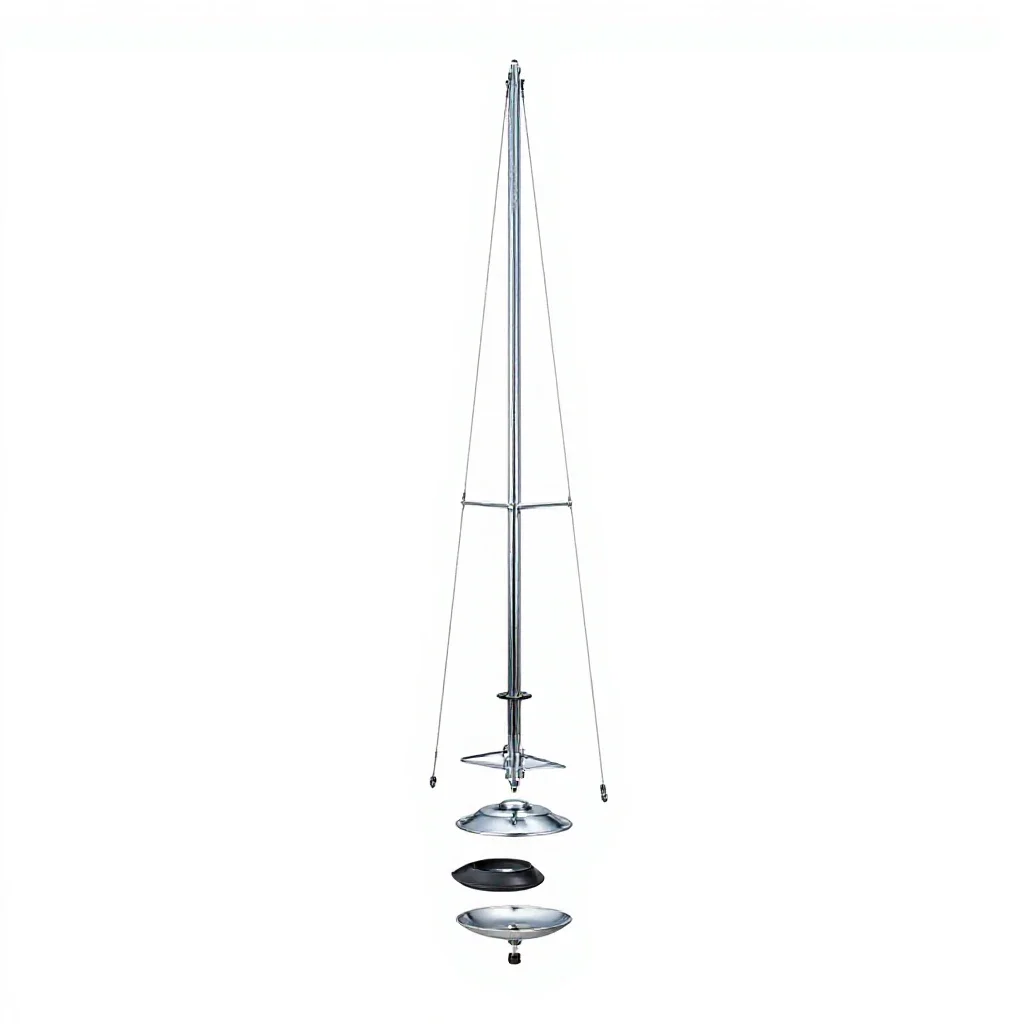 Mast isolated on a white background