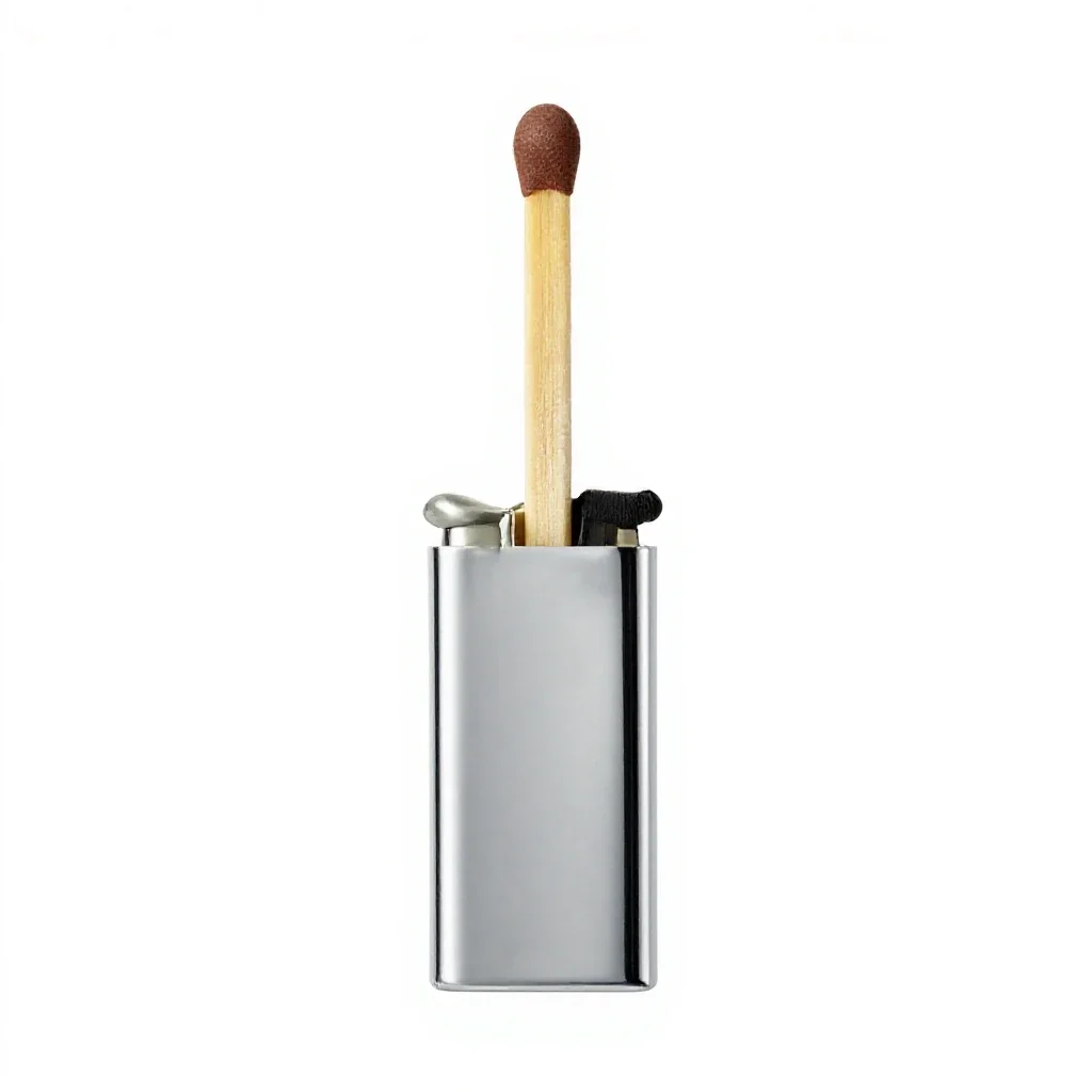 Match isolated on a white background