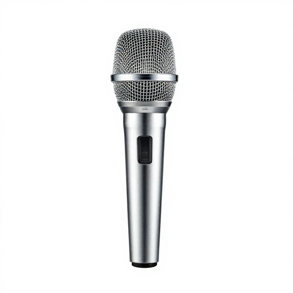Microphone isolated on a white background