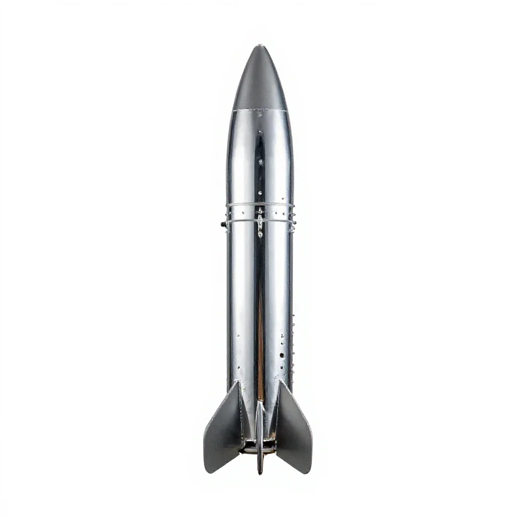 Missile defense system isolated on a white background