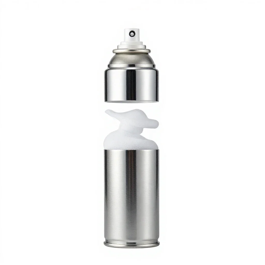 Mousse isolated on a white background