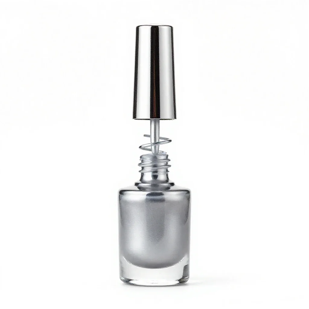 Nail polish isolated on a white background