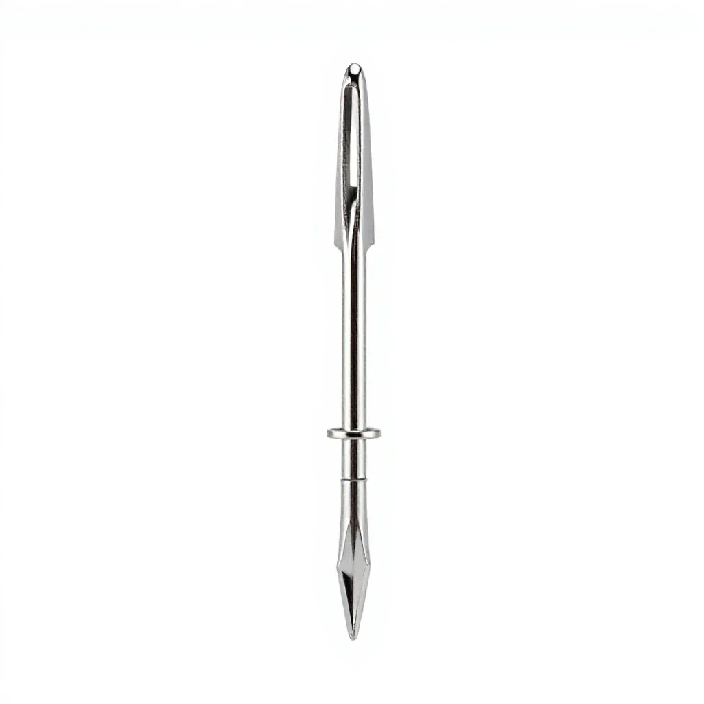 Needle isolated on a white background