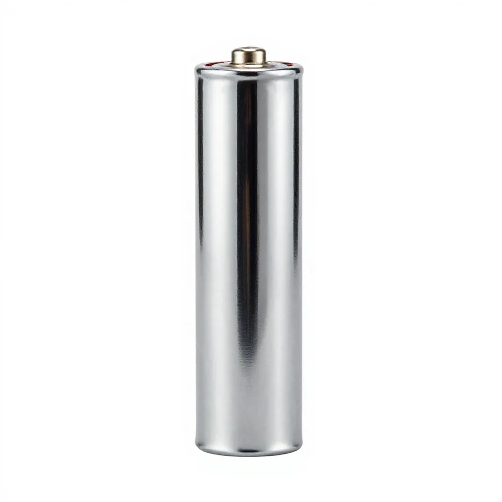 Negative pole isolated on a white background