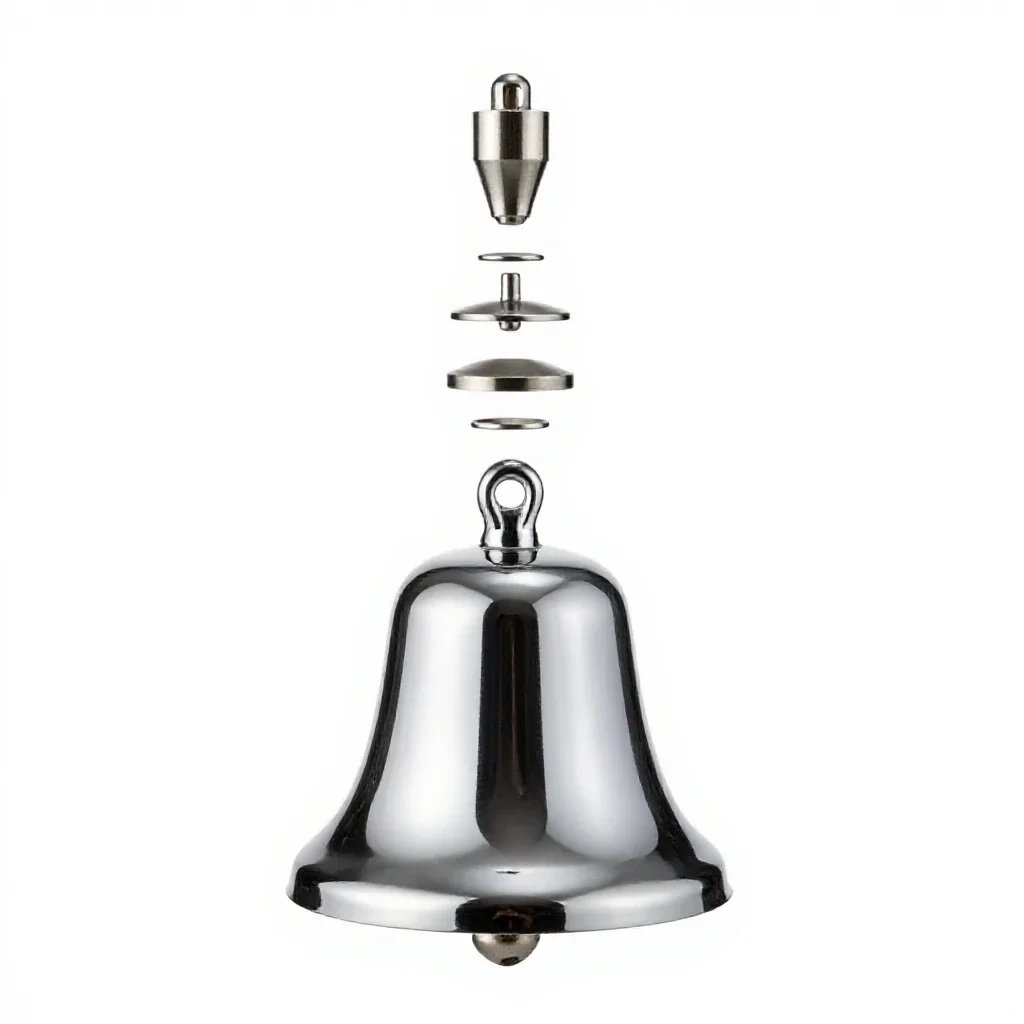 Night bell isolated on a white background