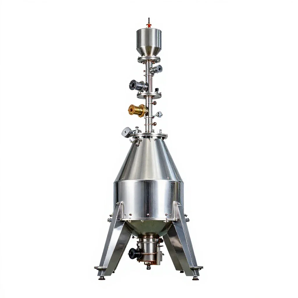 Nuclear reactor isolated on a white background
