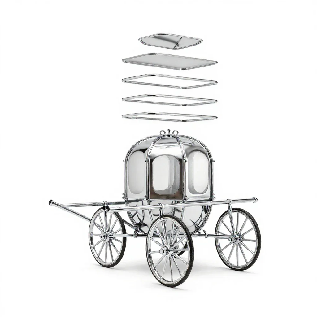 Palanquin isolated on a white background