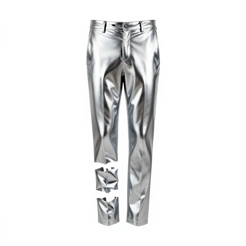 Pant leg isolated on a white background