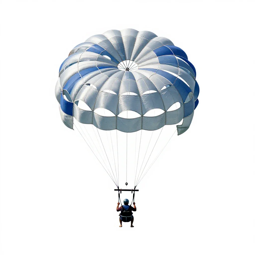 Parasail isolated on a white background