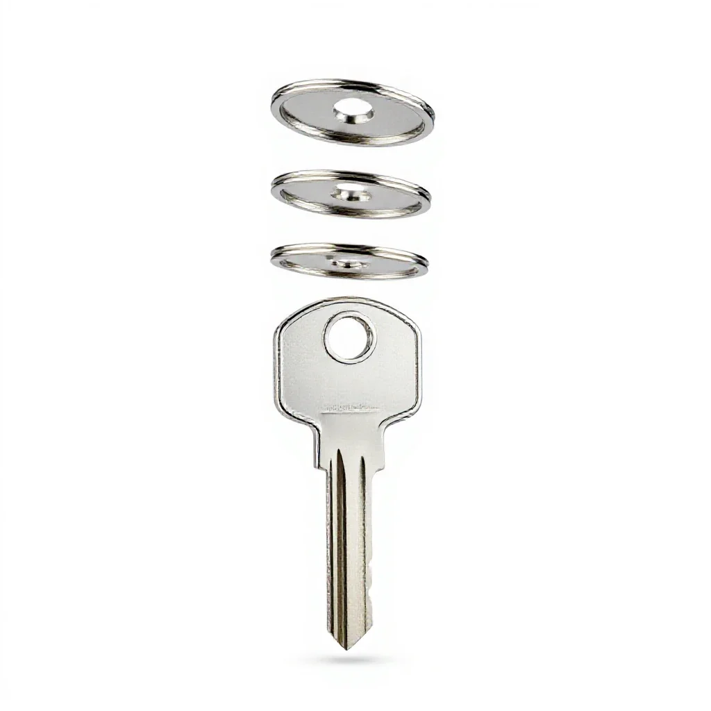 Passkey isolated on a white background