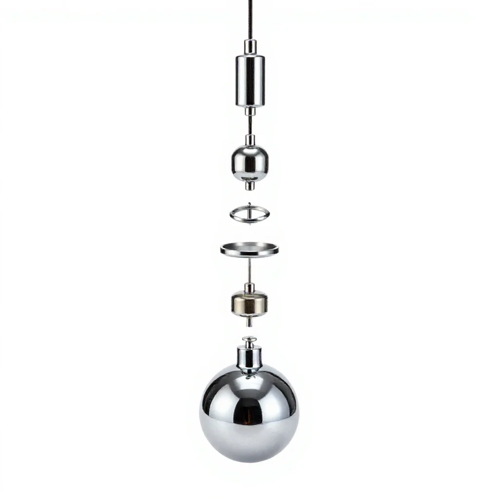 Pendulum isolated on a white background