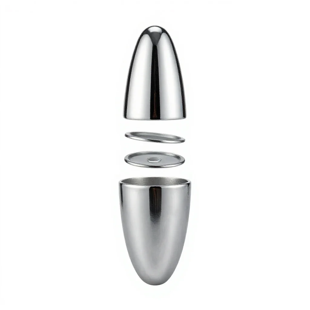 Penile implant isolated on a white background