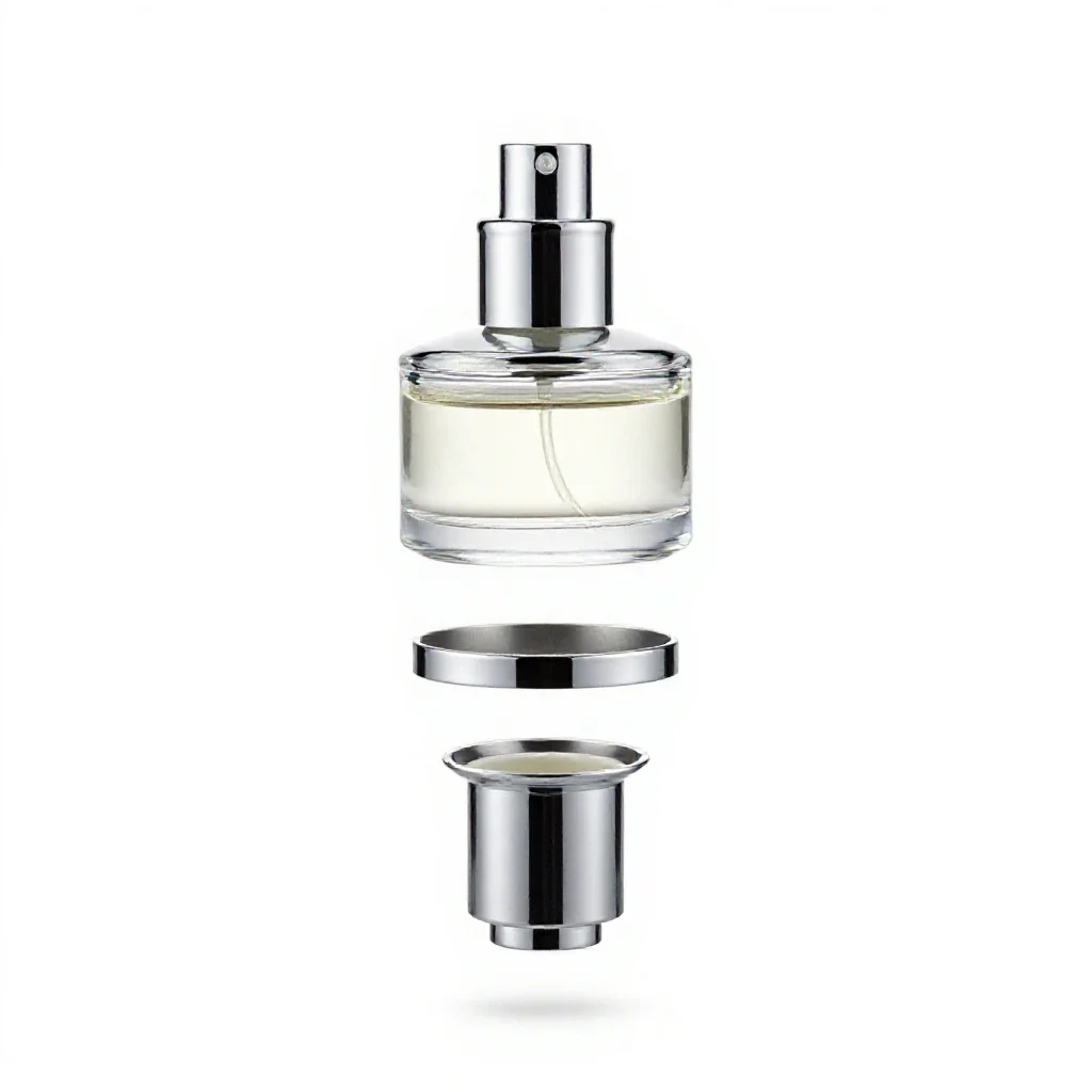 Perfume isolated on a white background