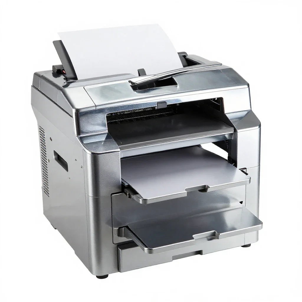 Photocopier isolated on a white background
