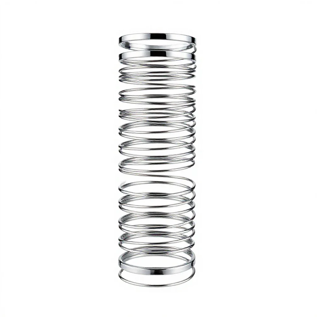 Piano wire isolated on a white background