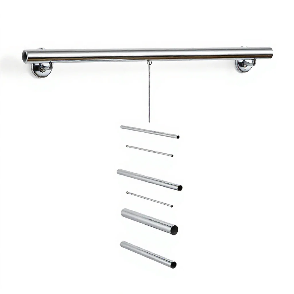 Picture rail isolated on a white background