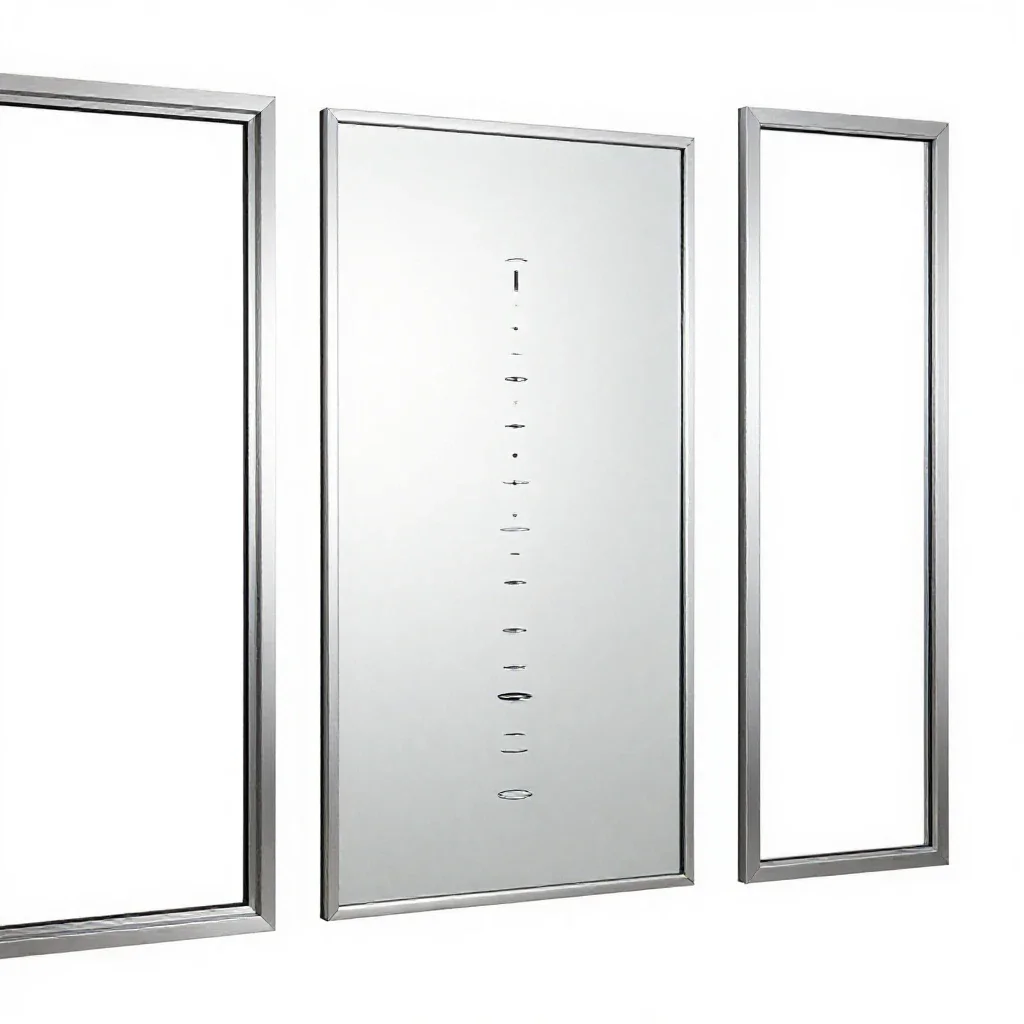 Pier glass isolated on a white background