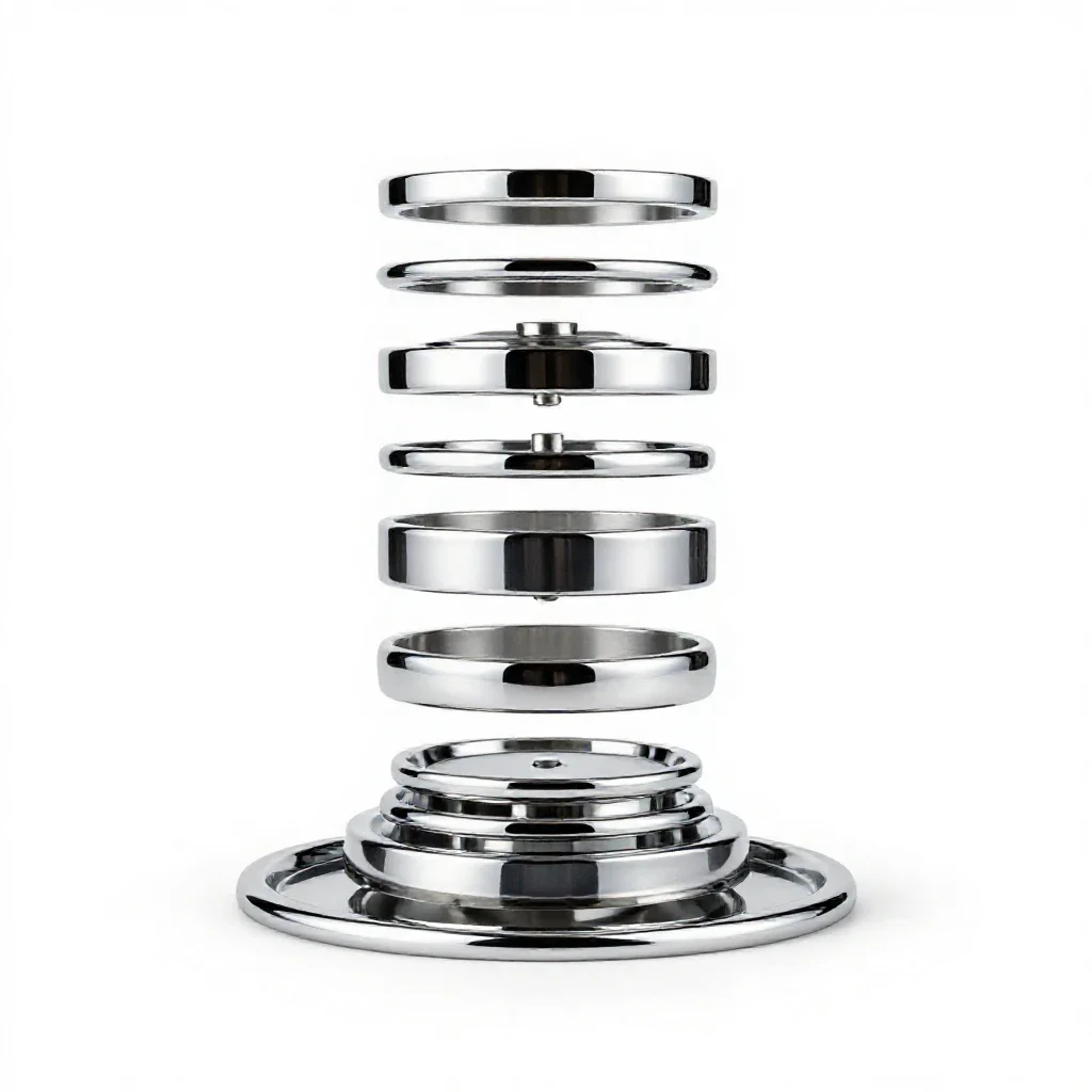 Pile isolated on a white background