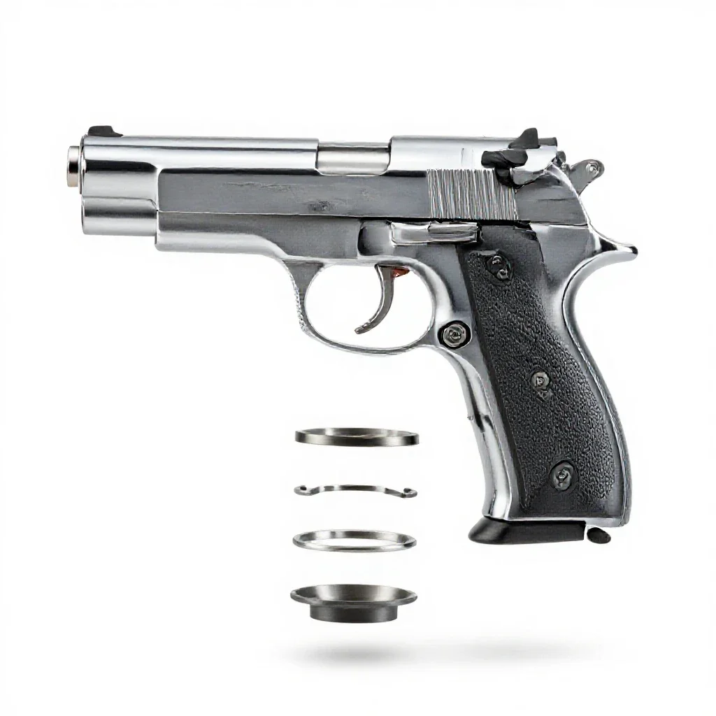 Pistol grip isolated on a white background