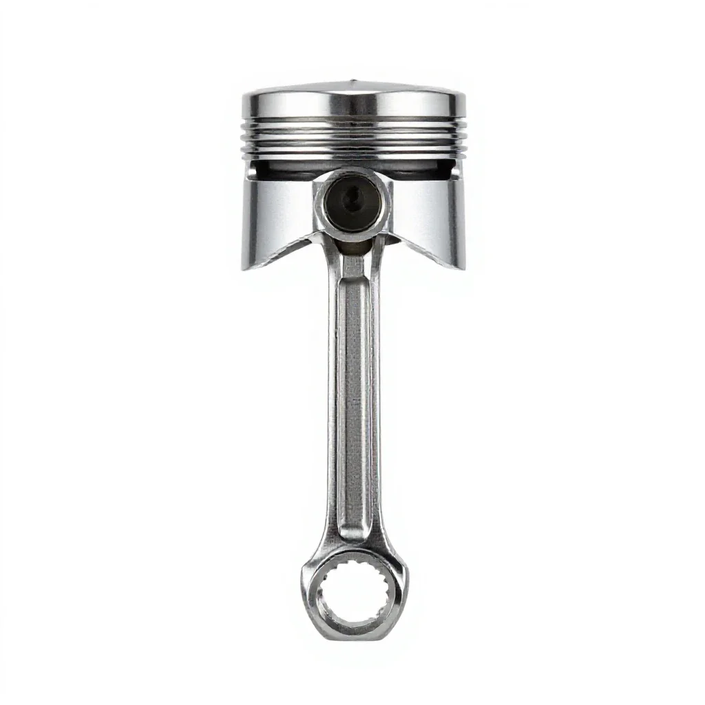 Piston rod isolated on a white background