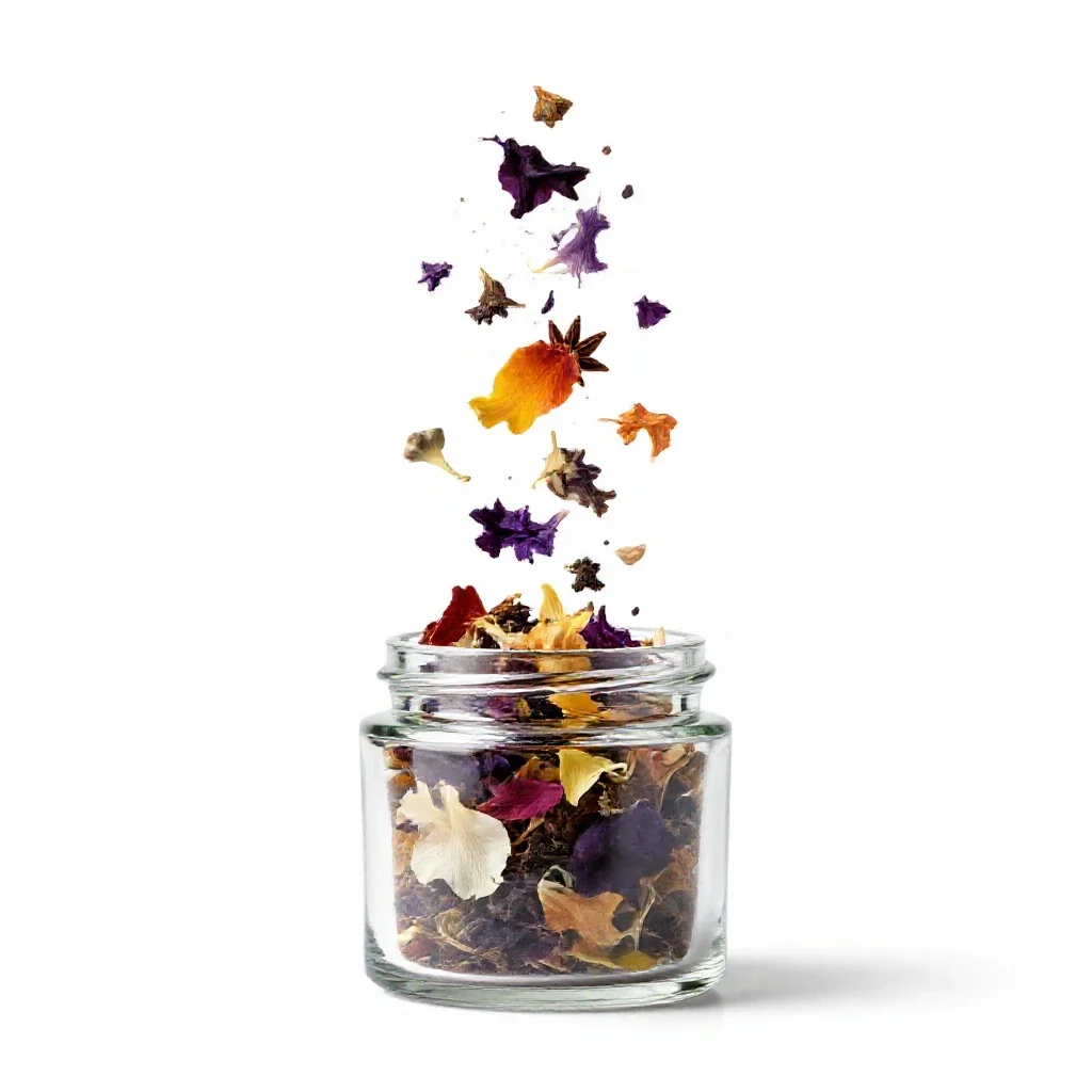 Potpourri isolated on a white background