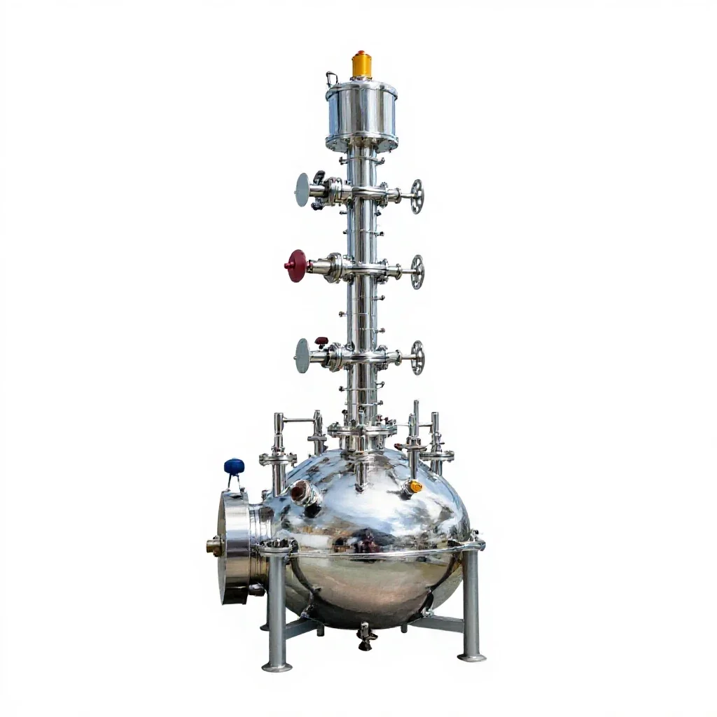 Pressurized water reactor isolated on a white background