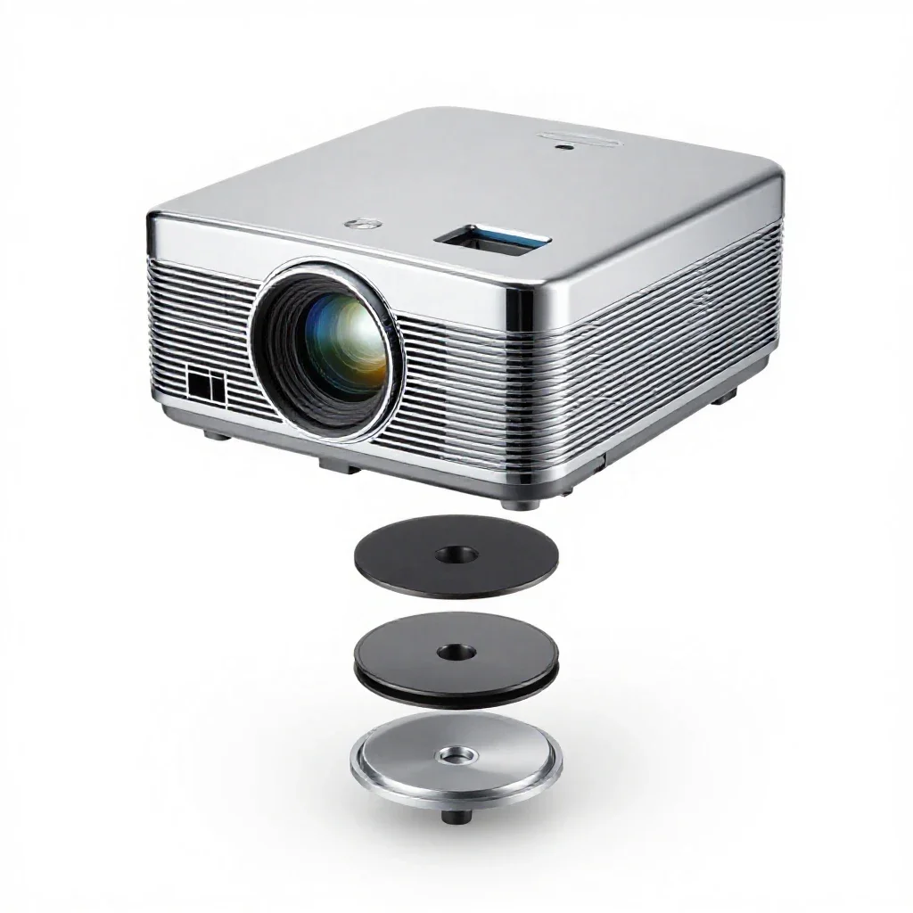 Projector isolated on a white background