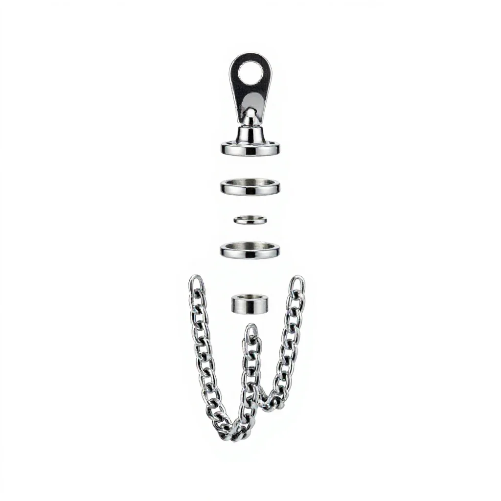 Pull chain isolated on a white background