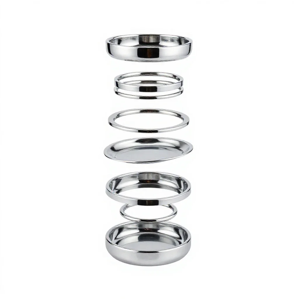 Push-down storage isolated on a white background