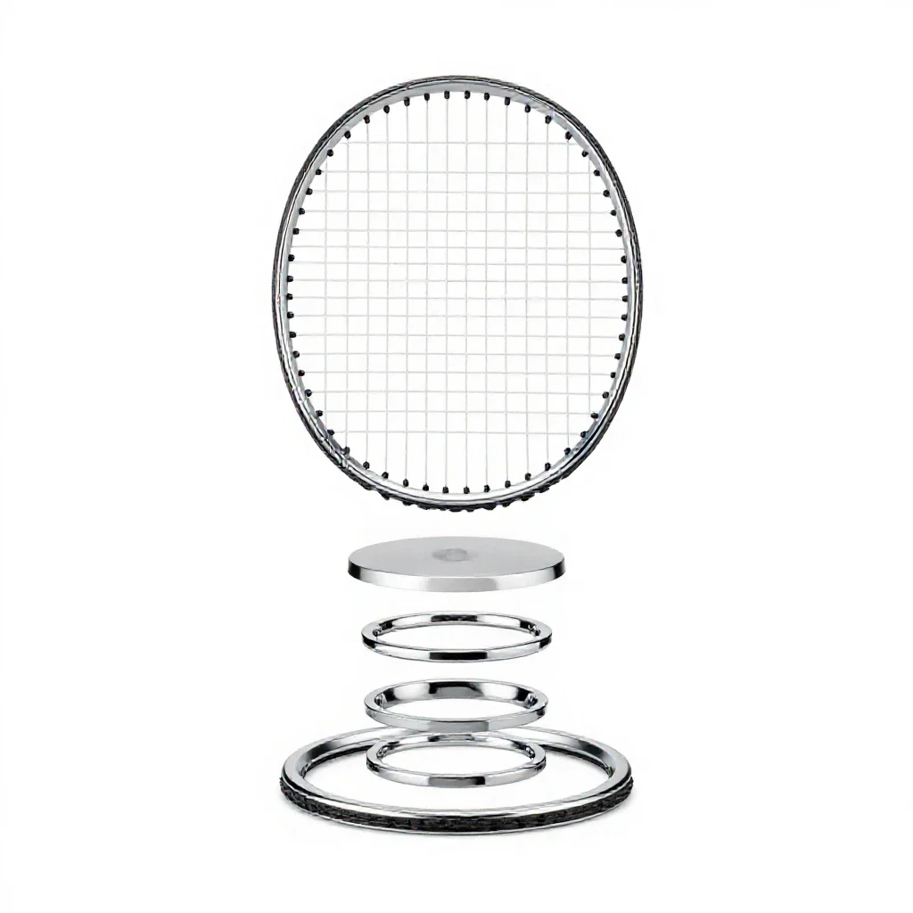 Racket isolated on a white background