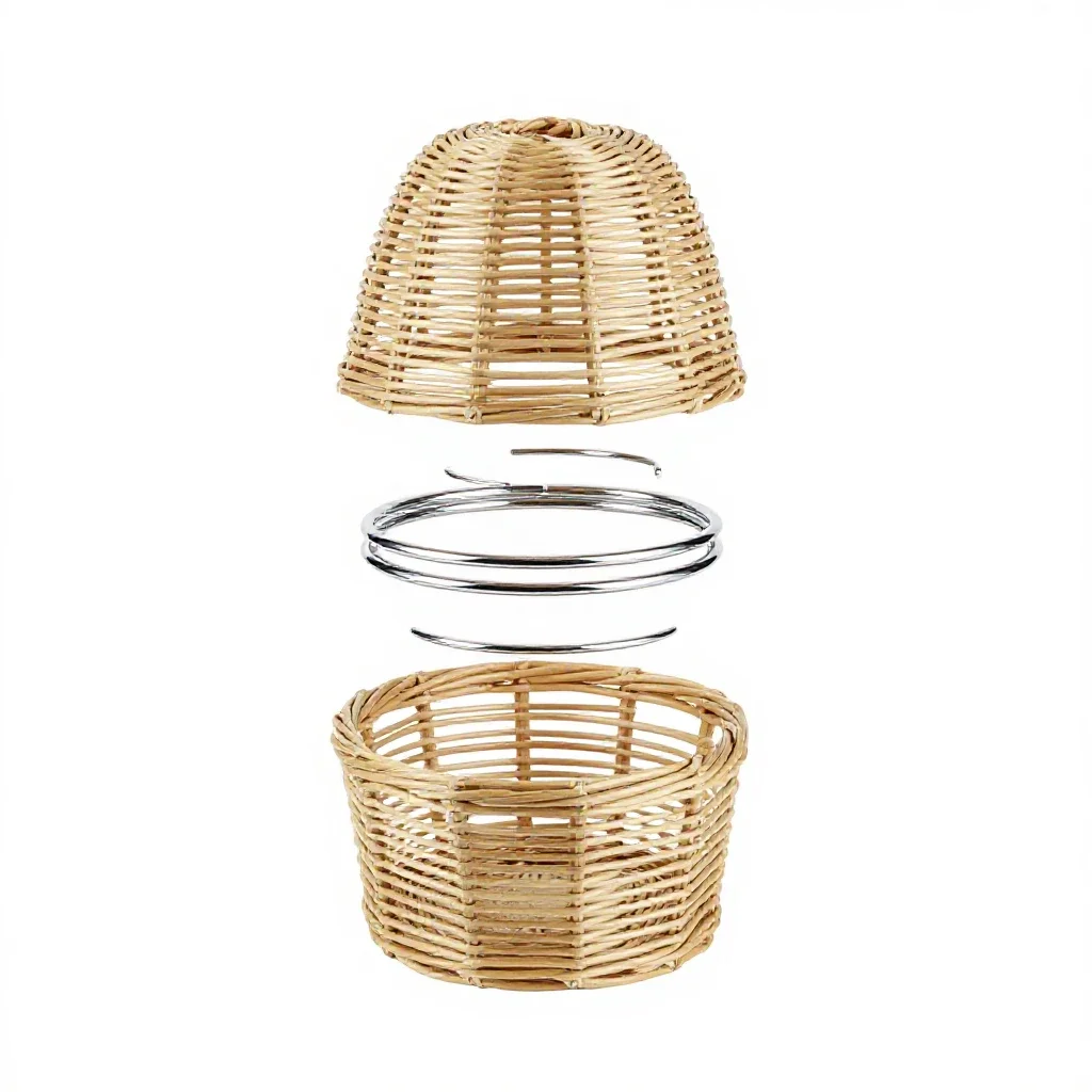 Rattan isolated on a white background