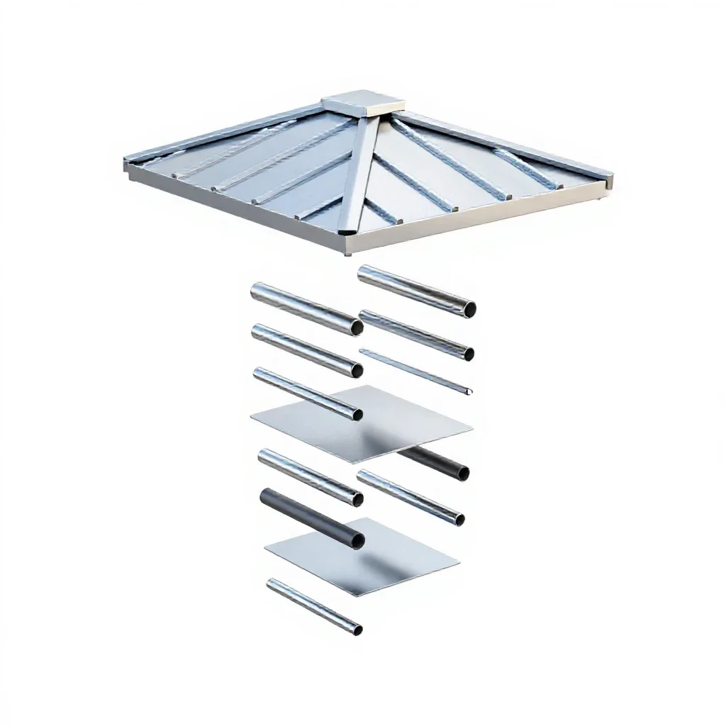 Roof isolated on a white background