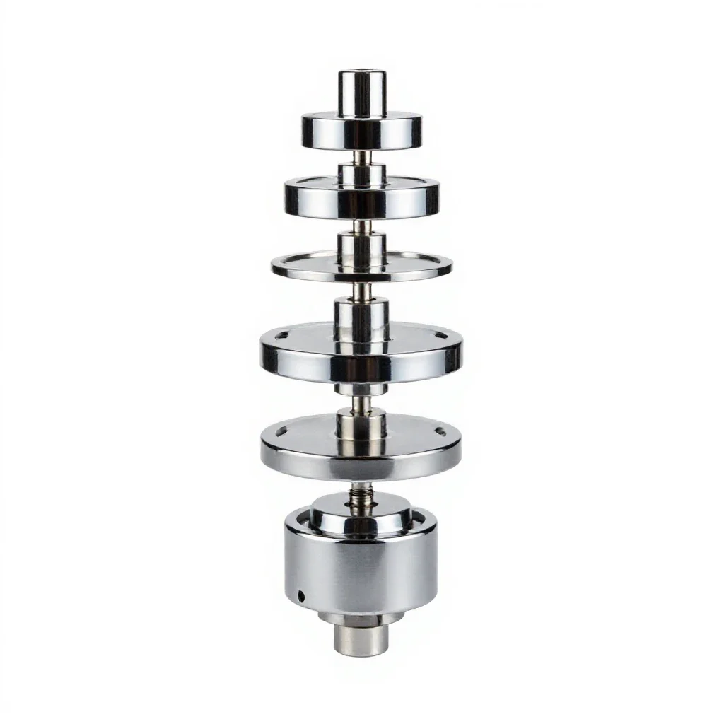 Rotating mechanism isolated on a white background