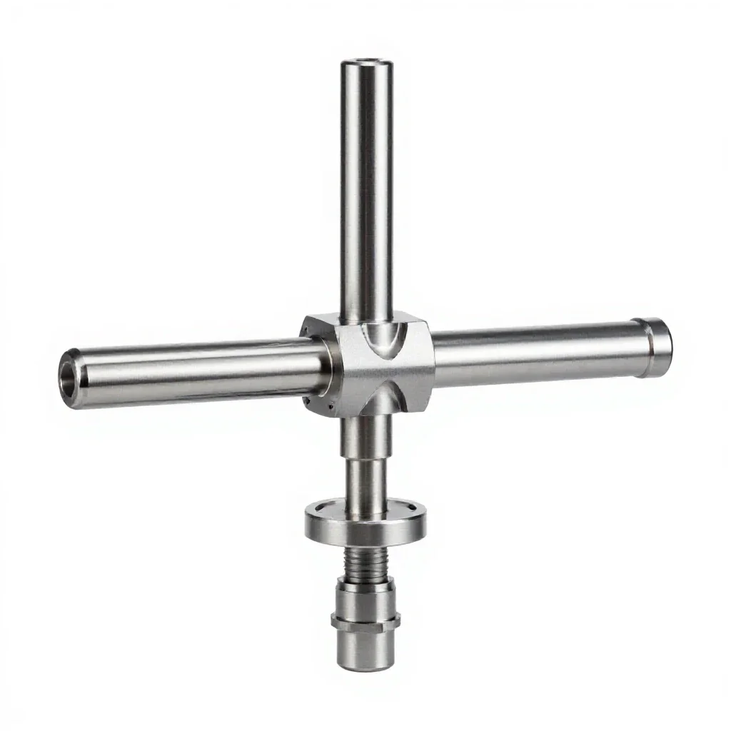 Rotating shaft isolated on a white background