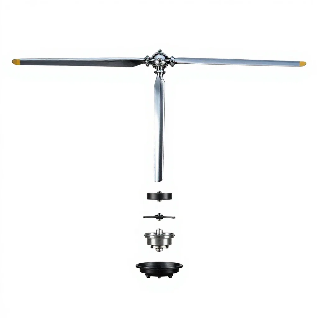 Rotor blade isolated on a white background