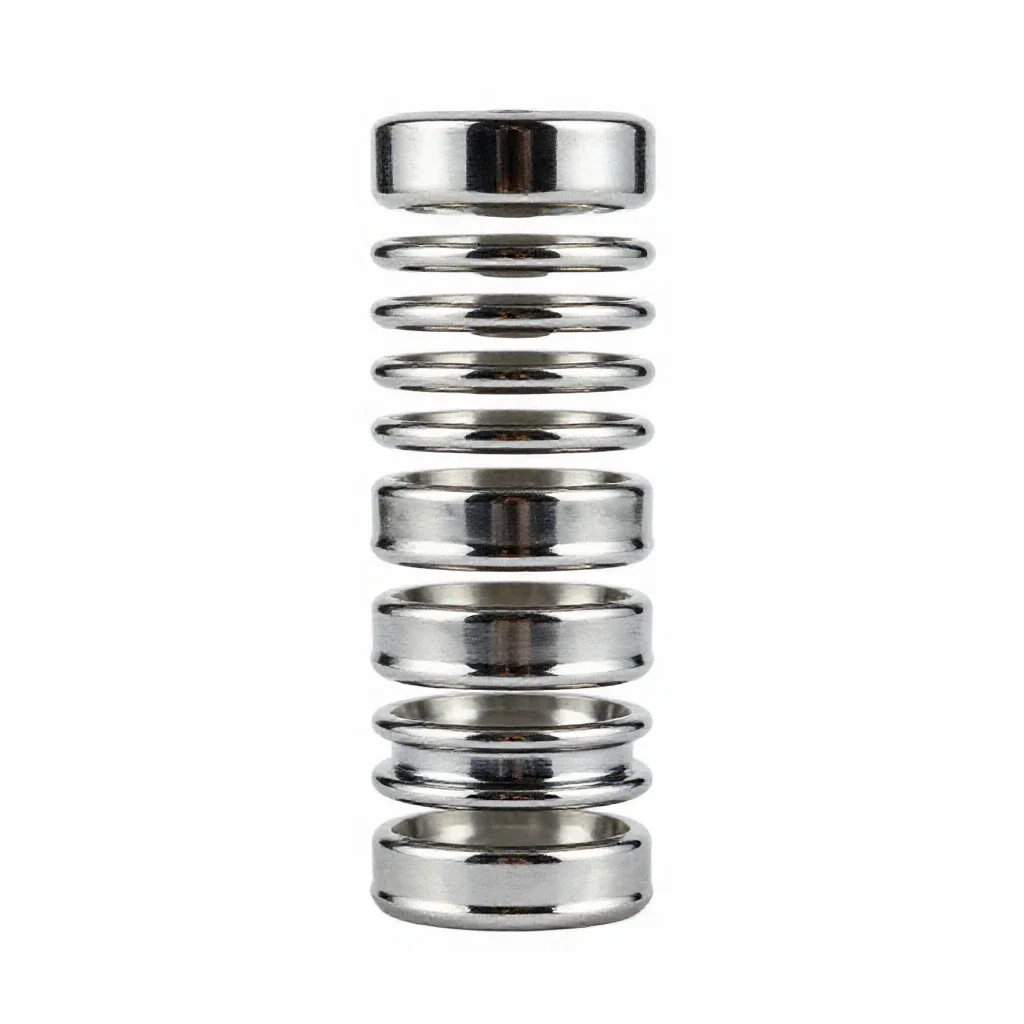 Round isolated on a white background