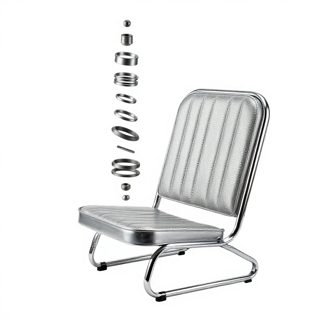 Rumble seat isolated on a white background