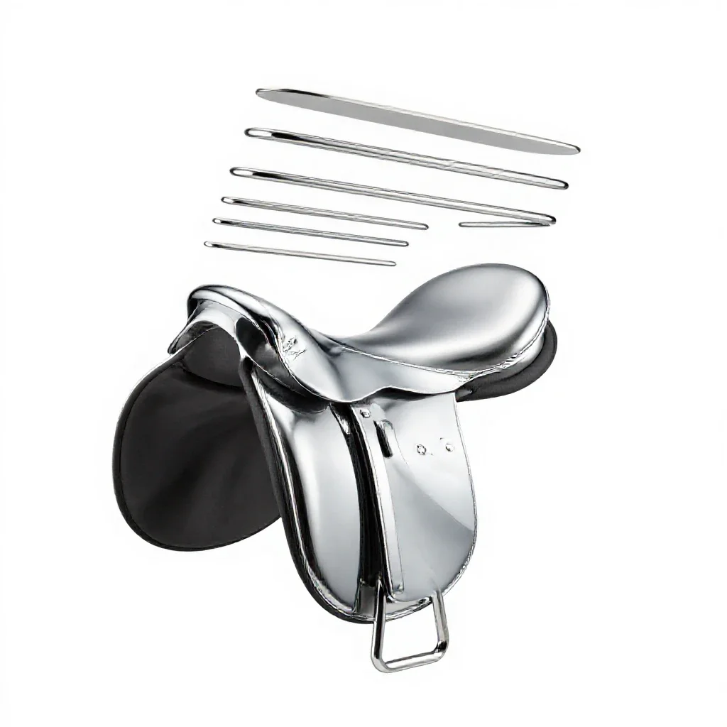 Saddle isolated on a white background