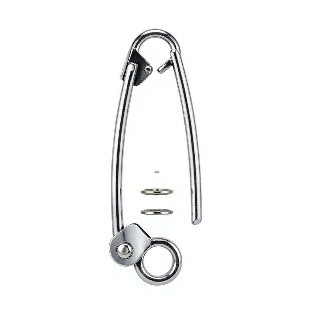 Safety catch isolated on a white background